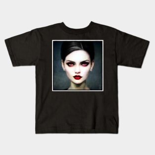 Bride of Dracula Vintage Painting Kids T-Shirt